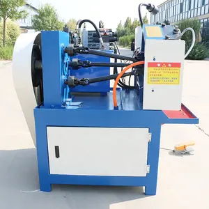 Mesin melakukan benang logam penggunaan sederhana tabung mesin penggulung pipa mesin penggulung