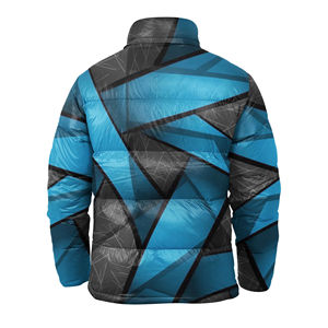 Veste bouffante en polyester à sublimation de haute qualité sur mesure hommes femmes impression de conception unique logo à capuche matériau rempli de coton - Product Image 6