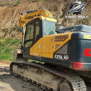 Excavadora Usada Hyundai 225LVS de 22.5 Toneladas, Marca Coreana Original, Grande/Media, de Orugas, de Corea, con Motor Yanmar de Segunda Mano - Product Image 5
