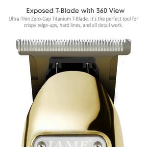 Tondeuses à barbe et moustache sans fil professionnelles pour hommes, coupe précise, résistantes à l'eau IPX7 - Product Image 4