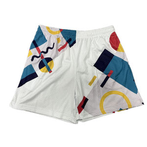 Wholesale Price Custom Print Boys <b>Shorts</b> Summer Running Fitness Loose <b>Mens</b> <b>Patterned</b> Gym <b>Shorts</b> - Product Image 2