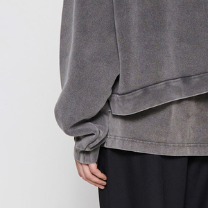 เสื้อมีฮู้ดสำหรับผู้ชายเสื้อฮู้ดผ้าฝ้าย100% แนววินเทจผ้าฟลีซ6XL สั่งทำพิมพ์ลาย3D จากปากีสถาน - Product Image 4