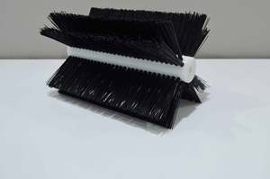 Roller cylindrical black bristle <b>brush</b> for industrial use - Product Image 3