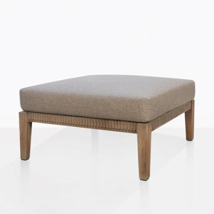 Chaise pouf simple design minimaliste Antareja pour chambre à coucher Park Villa-Utilisation intérieure et extérieure Matériau en bois - Product Image 2