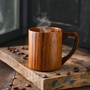 ÉLÉGANT ASSURANT la tasse en bois de qualité supérieure Design moderne parfait pour le thé, le café, le vin et la bière de Falak - Product Image 4