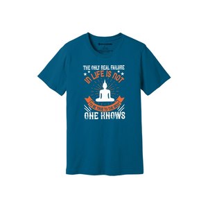 T-shirt 100% coton avec impression de thèmes de bouddha Style décontracté 12 options de couleur 160-180 Placement de conception personnalisable GSM lourd - Product Image 1
