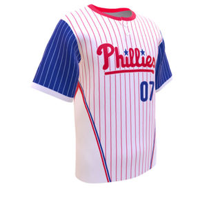 2025 haute qualité sur mesure vous possédez Design Sublimation impression numérique cousu baseball uniforme équipe maillot - Product Image 1