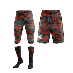 Dernier style, uniforme de football américain sur mesure, service OEM, prix bas, 100% polyester, séchage rapide, antibactérien - Product Image 3