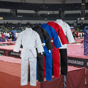 Uniforme de karaté de haute qualité 100% coton respirant, séchage rapide, léger, logo personnalisé, entraînement de combat, unisexe - Product Image 5