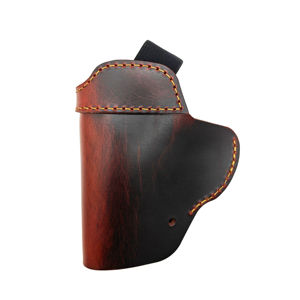 Funda de pistola táctica de nailon ligera hecha a medida más vendida con protección de soporte de pistola de botón de perno de cuero de vaca - Product Image 2