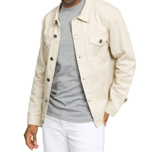 OEM Men's Casual Outwear Denim <b>Jean</b> Jacket 100% Cotton <b>Button</b>-up Coat jacket Oversize Design for Fall Winter - Product Image 3