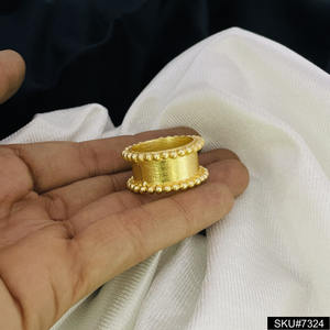 Anillo elegante redondo completo chapado en oro rosa hecho a mano con diseño punteado SKU7324 estilo clásico para fines de regalo - Product Image 3