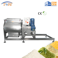 Mélangeur à pales en acier inoxydable efficace de 1500 L avec moteur et engrenage pour le traitement alimentaire, chimique et cosmétique, mélange automatique de poudres