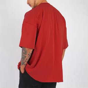 Camisetas deportivas informales para hombre con logotipo personalizado y estampado OEM, método de tejido de punto de franela en blanco de secado rápido, primavera sin cuello - Product Image 3