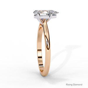 1.82 Ct poire coupe laboratoire cultivé CVD diamant Solitaire bague de fiançailles cadeau d'anniversaire pour ses bagues en diamant de qualité supérieure - Product Image 4