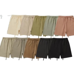 Pantalones Cortos Cómodos Personalizados de 450G, 100% Algodón, para Hombre, Estilo Retro, Color Tierra, Gruesos, Modernos, Unisex - Product Image 3