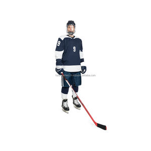 Uniformes de hockey sobre hielo con impresión de logotipo personalizado al mejor precio para hombres, conjunto de tallas para adultos, ropa de Equipo de Servicio OEM - Product Image 3