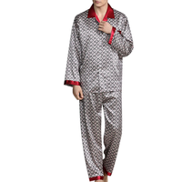 Ensembles de vêtements de nuit pour hommes en deux pièces, 100% coton, respirant, séchage rapide, thermique, grande taille, personnalisable, tricoté, qualité export, toutes saisons