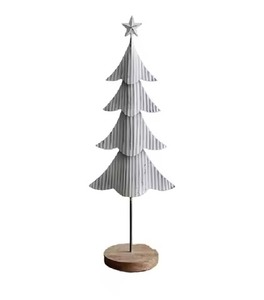 Décoration d'intérieur en forme d'arbre en métal, design moderne pour table, cadeau de Noël - Écologique et durable - Product Image 2