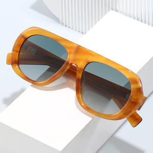 Lunettes de soleil ovales polarisées UV400 tendance 2025, lunettes de soleil épaisses en acétate pour femmes, lunettes de soleil rétro pour hommes, lunettes de soleil vintage - Product Image 3