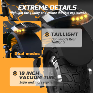 Valtinsu Mỹ warehousedual động cơ E Scooter người lớn 48V 2400W 10inch 40 km/h 50 km/h điện xe tay ga - Product Image 5