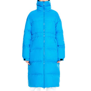 Fabricante profesional, venta al por mayor, chaquetas universitarias de Invierno para mujer, chaquetas acolchadas largas transpirables de moda de último estilo para mujer - Product Image 3