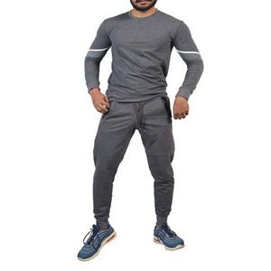 Chándal de tela polar de algodón 100% ligero, ropa de invierno, ropa deportiva ajustada de manga larga para Fitness, ropa de entrenamiento y jogging - Product Image 1
