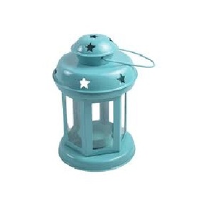 Linternas de Metal estándar para decoración festiva de jardín, farol de Salsa con diseño de acabado multicolor, linternas de vela - Product Image 2