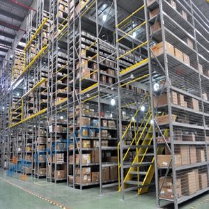 מערכת מיסוך מזן macrack מערכת אחסון משולבת קיבולת גבוהה מתלה mzzanine עבור משרד מחסן - Product Image 3