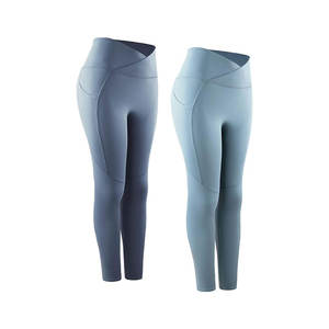 Wholesale Sports Leggings Women Butt Lifting High Waist Sports Running Fitness Yoga Leggings - Product Image 2