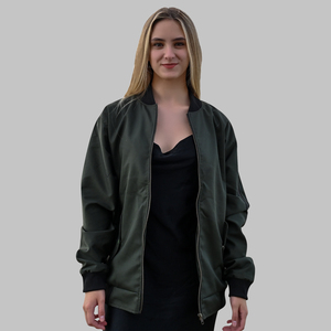 Blouson aviateur coupe-vent d'hiver personnalisé en nylon pour hommes, vêtements d'extérieur à col montant de grande taille avec revêtement - Product Image 1