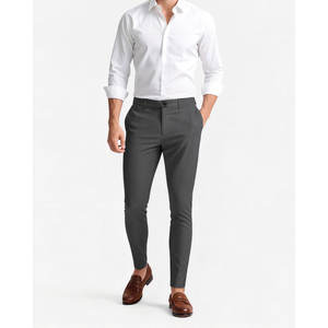 Pantalones Chinos con Botones en la Cintura, Cómodos Pantalones Chinos Estilo Lona, Pantalones de Calle, Pantalones Chinos al por Mayor a Precio Económico para Hombre - Product Image 3