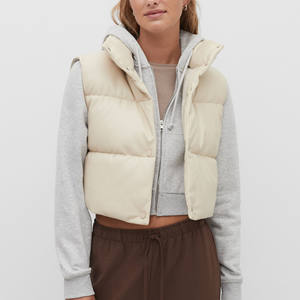 Chaleco Acolchado de Invierno con Logotipo Personalizado, Chaleco Acolchado con Cierre, Cuello Alto, Reversible, Impermeable, Informal para Hombre, con Bolsillos - Product Image 4