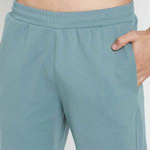 ชุดวอร์มกางเกงผ้าคอตตอนสำหรับผู้ชายพิมพ์ลายสีพื้นสำหรับใช้งานกลางแจ้ง - Product Image 6