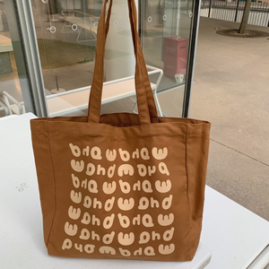 High Quality Cotton <b>Canvas</b> Women's Gym Tote Large Capacity One Shoulder Strap Custom Logo Fashionable Striped Shopping <b>Bag</b> - Product Image 3