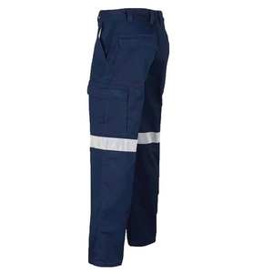 Pantalon de survêtement imperméable à haute visibilité en coton/polyester/polaire réfléchissant pour hommes, respirant, à séchage rapide et ample - Product Image 2