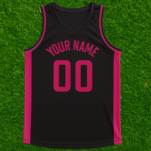 Camiseta de baloncesto personalizada para hombre, camiseta de baloncesto transpirable de secado rápido con estampado de sublimación de poliéster con números - Product Image 1