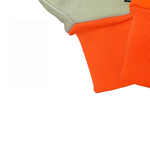 ถุงมือหนังวัวสีเหลืองสำหรับผู้ชาย, ถุงมือสะท้อนแสง - Product Image 5