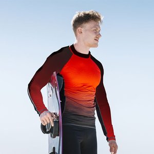 T-shirt de compression à manches longues personnalisé avec logo de surf, MMA, BJJ, sublimé, design de rashguard de Jiu-Jitsu, créez votre propre rashguard personnalisé pour homme - Product Image 6