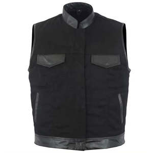 Trendy Men <b>Biker</b> <b>Leather</b> Vest | Handmade Sleeveless <b>Waistcoat</b> for Motorcycle Riding, Street Fashion & Outdoor Style - Product Image 4