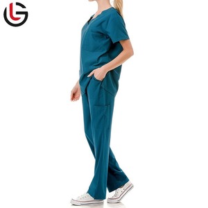 OEM <b>Scrubs</b> Nursing Uniform Wholesale High Quality Lightweight Comfortable Customized Blank Hospital <b>Scrubs</b> <b>Sets</b> - Product Image 3