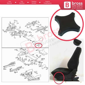 2029190088 handwheel ขนาดมือจับปรับความสูงคนขับ BDP1017สำหรับ W124 W202 W208 W210 - Product Image 5