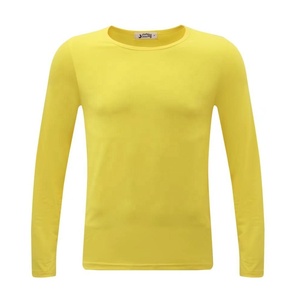 Vente en gros T-shirt unisexe 38 couleurs en polyester pour marathon de course à pied Gym Sport T-shirt uni avec logo Oem personnalisé pour hommes - Product Image 2