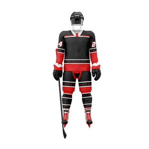 Uniforme de hockey sur glace confortable à quantité minimale de commande bas en bas quantité minimale de commande 2025 uniforme de hockey sur glace à séchage rapide personnalisé - Product Image 1
