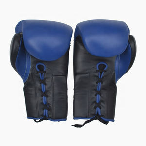 <b>Top</b> Selling 10oz Professional Boxing Gloves Customizable High Quality Leather <b>Lace</b>-up Design Hand Grips for Martial Arts - Product Image 4