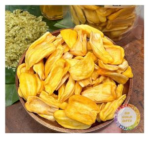 ชิปส์ขนุนอบแห้งคุณภาพส่งออกจากเวียดนาม เนื้อกรอบ รสหวานธรรมชาติ บรรจุภัณฑ์สุญญากาศ ขายส่ง - Product Image 1
