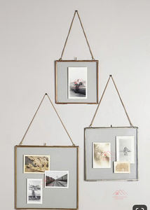 Cadres Kiko en laiton poli faits à la main avec cordon de suspension - Product Image 5