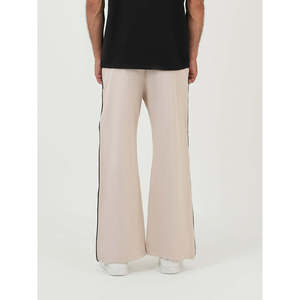 DEZBA Stylish Regular Basic <b>Man</b> <b>Trousers</b> 100% Cotton <b>Elastic</b> Waist Straight Fit Customizable Logo Zipper Decoration Size XL - Product Image 6