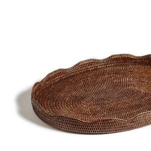 Nouvelle arrivée plateau de service en rotin fabriqué à la main Design Unique pour décor de cuisine et fête utiliser pas cher prix en gros du Vietnam - Product Image 4