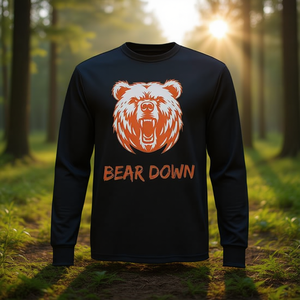 Camiseta Motivacional de Manga Larga Bear Down Good Better Best para Uso Promocional - Product Image 3